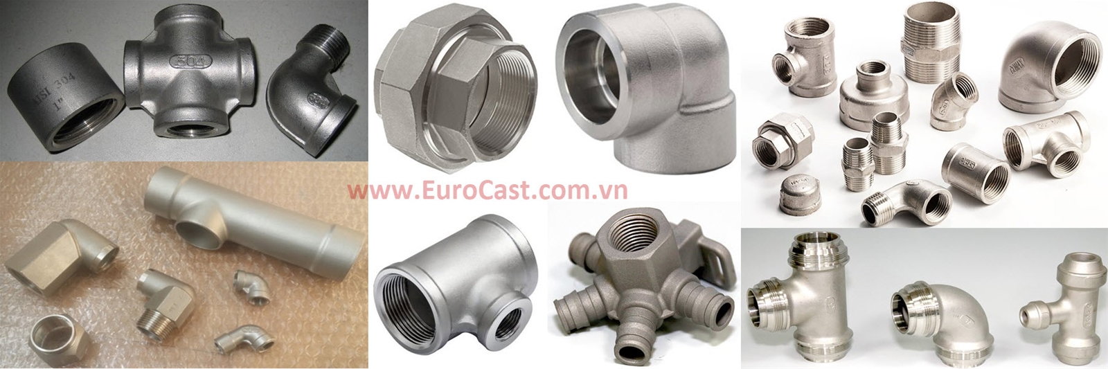 Stainless steel spare parts for pipe system